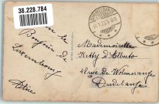 Ein Gedanke Frau Blumen Roto 5685 Fahrrad 1925 Gebrauchsspuren