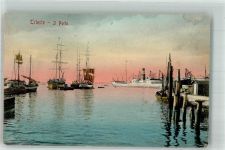 34100 Trieste / Triest / Trst 1909 Foto AK Hafen