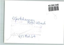 97725 W8731 Elfershausen , Unterfr FOTO KEINE AK Hotel Ulrich