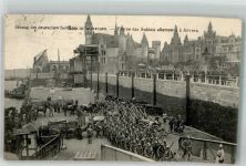 Antwerpen Anvers 1915 Foto AK Hafen Einzug der deutschen Soldaten