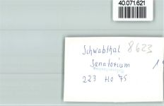 96231 W8623 Schwabthal FOTO KEINE AK Santorium