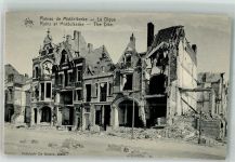 Middelkerke Foto AK Trümmer La Digue