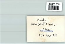 W2240 Heide , Holst Tausendjährige Linde Baum FOTO KEINE AK