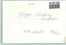 59939 W5787 Bigge FOTO KEINE AK Kurhaus