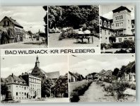 19322 O2901 Bad Wilsnack - Ernst-Thälmann-Straße Im Kurpark Puschkin-Kurhaus Rathaus