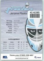 Jerome Flaake Autogramm Hamburg Freezers Eishockey Club AKU2 Eishockey