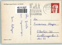 72488 W7480 Sigmaringen - Luftaufnahme Ortsansicht mit Schloß