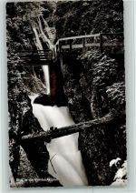 W8243 Ramsau b. Berchtesgaden Blick in die Wimbachklamm Wasserfall Wasserfall