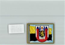 94374 W8445 Hof , Niederbay - Stadtwappen Kosmos Sammelbild 6x5cm