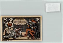 Notgeld: Eule, gute Erhaltung Eule Notgeldschein