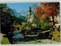 83486 W8243 Ramsau b. Berchtesgaden - Reiteralpe Kirche Herbst