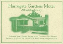 Hanmer Springs - Harrogate Garten Motel