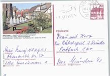 37170 W3418 Uslar - Ganzsache 11/165-1.83