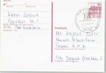 91438 W8532 Bad Windsheim - Stempel Ganzsache