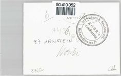 97450 W8725 Arnstein , Unterfr - Foto-Karte