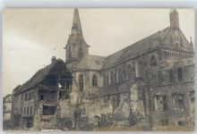 68000 Colmar - Sennheim , Kirche zerstört/détruit