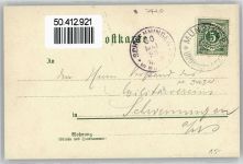 72525 W7420 Münsingen , Württ Lithographie Truppenübungsplatz Hardt