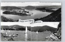 34549 W3593 Edersee - Panorama See Berg Boot