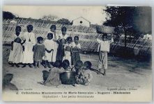 Eingeborene , kath. Missionare , Kumbakonam Motiv Indien