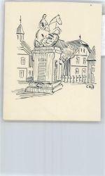 Bischofsstein - Handgemalt