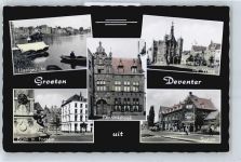 7411 Deventer - De Waag, Penninkshoek, Bahnhof, Brink met Fontein