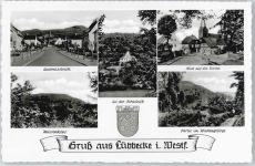 32312 W4990 Lübbecke , Westf - Andreasstraße Kirche Bergstraße