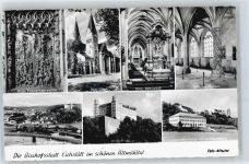 85072 W8078 Eichstätt , Bay - Altar, Dom, Willibaldsburg, Jugendherberge