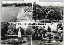 10115 O1166 Berlin, Rahnsdorf - Gaststätte Müggelhort, Segelboot, Strandbad Müggelsee