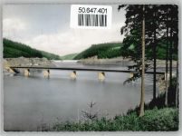 38707 W3396 Schulenberg im Oberharz - Landpoststempel, Okertalsperre. Brücke