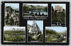 87642 W8959 Trauchgau - Panorama See Schloss