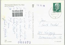 98559 O6055 Oberhof , Thüringen - Blick zum Schneekopf AKU2