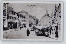 97688 W8730 Bad Kissingen - Marktplatz, Gebrüder Jacoby, Otto Lindner