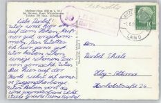 37235 W3436 Hausen , Kr Witzenhausen - Landpoststempel, Meißner-Haus