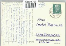 99887 O5805 Georgenthal , Thüringerw - Gesamtansicht, Kornhaus, Kurhaus, FDGB-Heim, Hotel Deutscher Hof