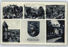 89518 W7920 Heidenheim an der Brenz - Schloss, Schlosshof, Wedelgraben, Teilansicht