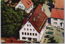 71522 W7150 Waldrems - Fliegeraufnahme, Bäckerei, Gasthau, Pension Zum Lamm