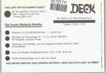 97980 W6990 Bad Mergentheim - Café Waldeck AKU1