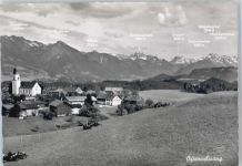 87527 W8972 Ofterschwang - Berg Panorama Kirche