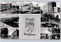 52222 W5190 Stolberg , Rheinl - Park, Siedlung, Schloss