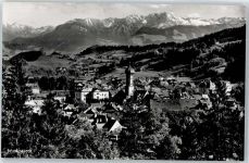 87509 W8970 Immenstadt i. Allgäu - Blick zu den Allgäuer Alpen