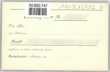 38877 O3702 Benneckenstein - Quittung