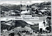 6952 Hittisau - Gesamtansicht, Kirche