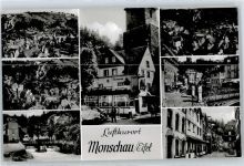52156 W5108 Monschau - Teilansichten, Restaurant