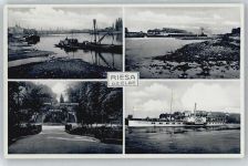 01587 O8400 Riesa - Dampfer, Hafen