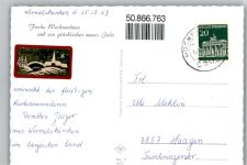 42929 W5632 Wermelskirchen - Stadtkirche in Weihnachtsbeleuchtung