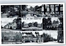 33175 W4792 Bad Lippspringe - Jordanquelle, Auguste-Viktoria-Stift, Fischerhütte, Freibad, Kaiser-Karls-Bad, Kursaal
