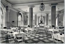 85591 W8011 Baldham - Speisesaal im Hotel Huber