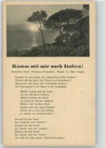 Verlag Franke Nr. 58 Liederkarte 1940