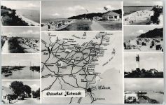 24321 W2322 Hohwacht (Ostsee) - Karte,Mehrfachaufnahme