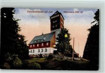 Unterkunftshaus auf dem Bärenstein 1921 AK Sachsen Berghütte